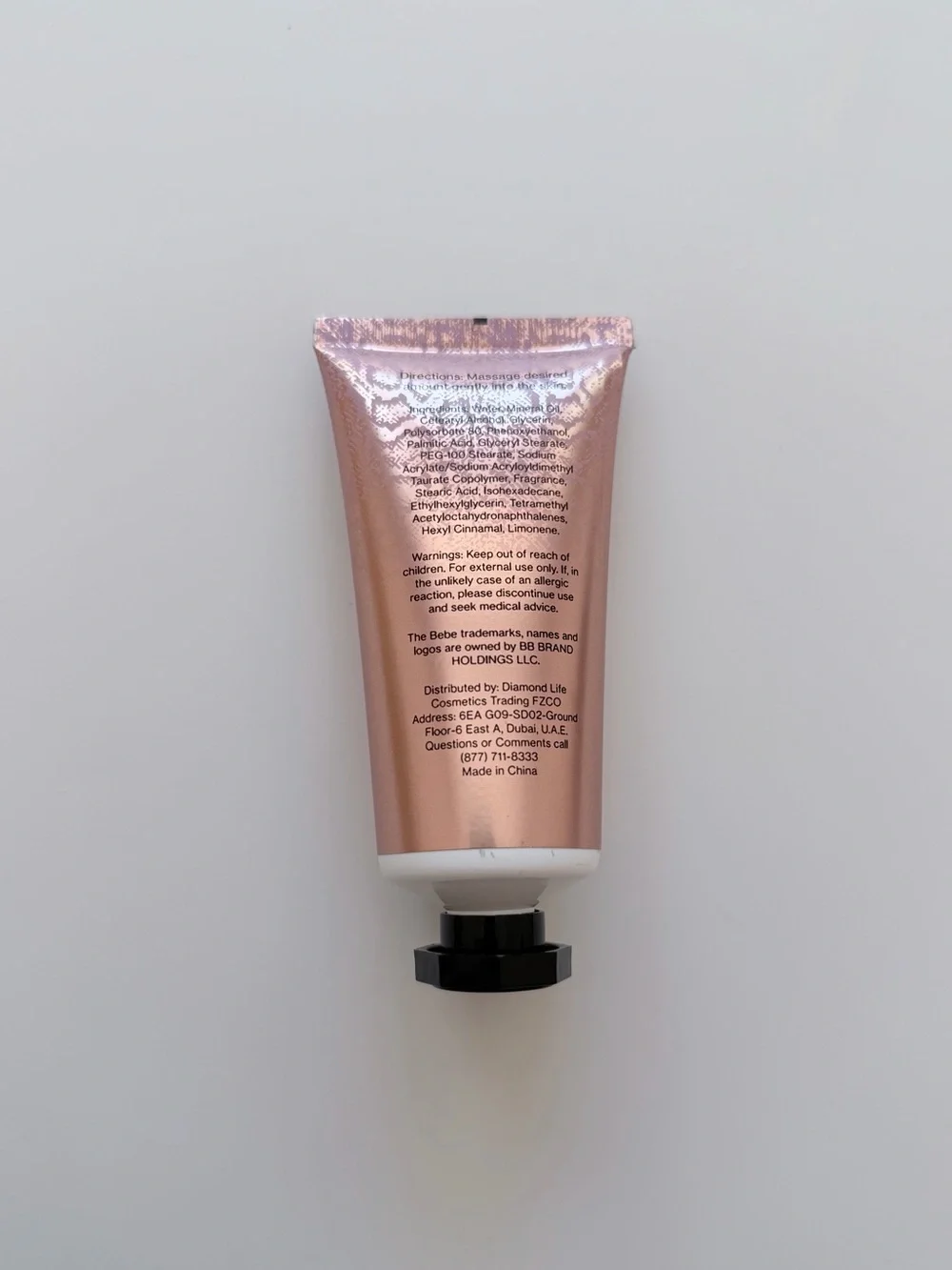 Bebe Berry Blush Hand Cream